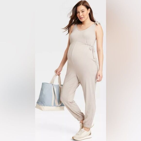 Maternity Onsie Romper Jumpsuit - Picture 1 of 6